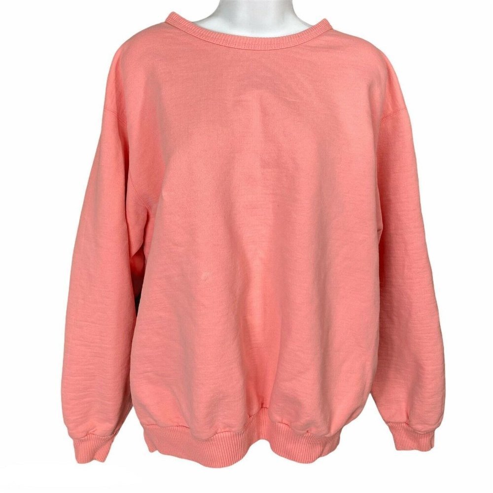 Vintage Tiger Brand Pink Pullover Sweatshirt